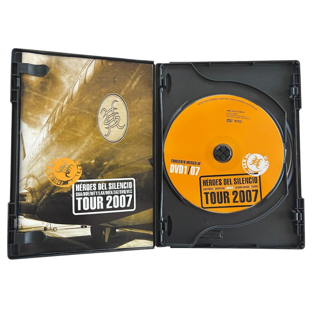 HTF OOP Héroes Del Silencio Tour 2007 2 DVD Concert Mexico DF Documentary NTSC - Picture 4 of 4
